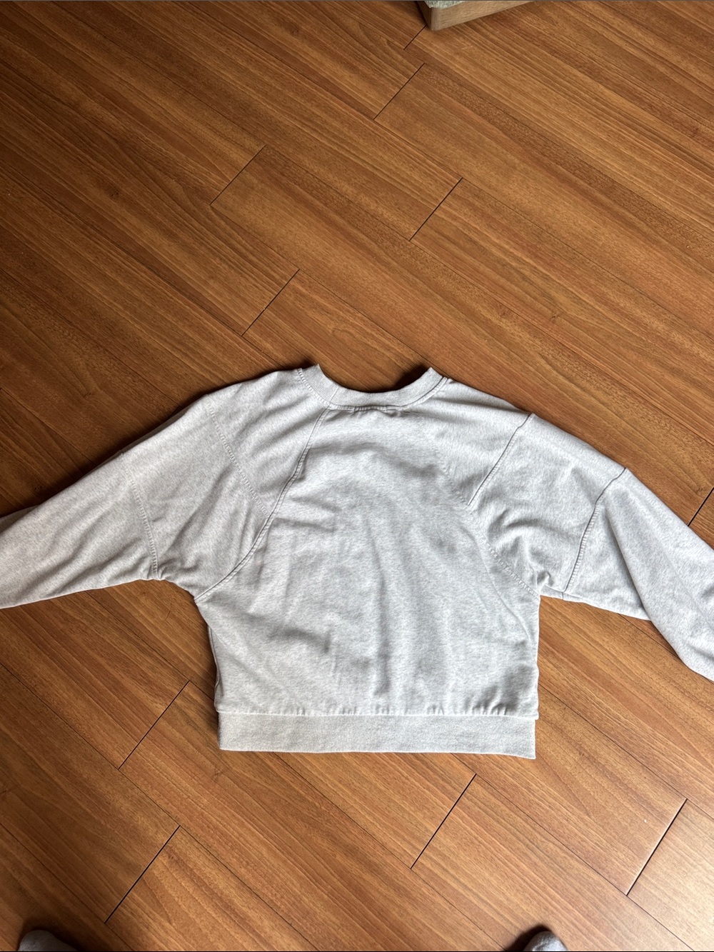 Gray crewneck